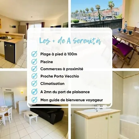 Studio 100m De La Plage Terrasse Plein Sud * Сари-Соленцара